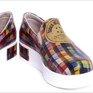 Goby ‘Dance of the Colors’ Slip on Sneaker Shoes